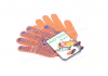 Перчатки с ПВХ рисунком натуральный оранжевый/синий40/60 10 класс размер 10 DOLONI 526 (фото 3)