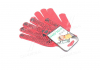 Перчатки с ПВХ-рисунком красный/черный70/30 10 класс размер 11 DOLONI 4461 (фото 3)