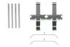 TOYOTA К-т установочный пер. торм. колодок HILUX VII 2.5 D-4D 4WD 07-15, LAND CRUISER 80 4.2 TD 90-97, LAND CRUISER 90 3.4 i 24V 96-02 BOSCH 1987474485 (фото 2)