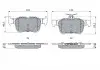 BOSCH FORD Колодки торм. зад. Mondeo, Galaxy, S-Max, 14- 0986494888