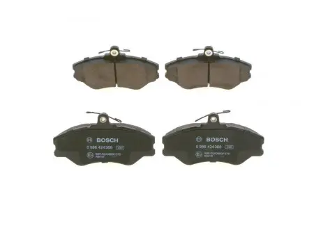 Гальмівні колодки, дискові BOSCH 0986424368