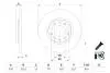 BOSCH  диск торм. задн. Jeep Cherokee -18 0986479G21