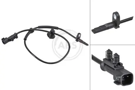 Датчик ABS (задний) Tesla Model S (680mm) A.B.S 30104