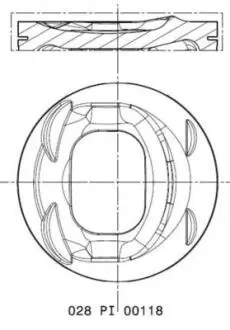 Поршень MAHLE KNECHT 028PI00118 002