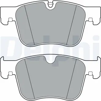 CITROEN Передние тормозные колодки Berlingo, C4 Picasso II, C4 SPACETOURER, C5 Aircross OPEL Combo,COMBO LIFE, GRANDLAND XPeugeot 3008 SUV, 5008 II, 508 II, 508 SW II 1.2-2.0D 02.13- Delphi LP3384 (фото 1)