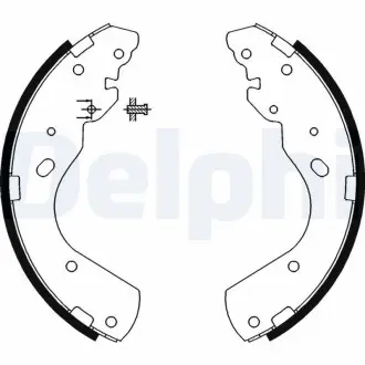 Комлект тормозных накладок Delphi LS1897