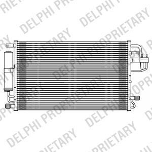 HYUNDAI Радиатор кондиционера Tucson,Kia Sportage 04- Delphi TSP0225600