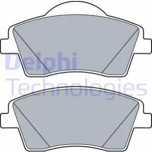 DELPHI VOLVO Тормозные колодки передн. XC40 17- Delphi LP3528 (фото 1)