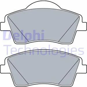 DELPHI VOLVO Тормозные колодки передн. XC40 17- Delphi LP3528