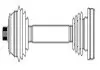 CIFAM VW Полуось прав.с ABS L=635mm 33/28 зуб.Audi A4,Passat 1.8/2.3 94- 655-200