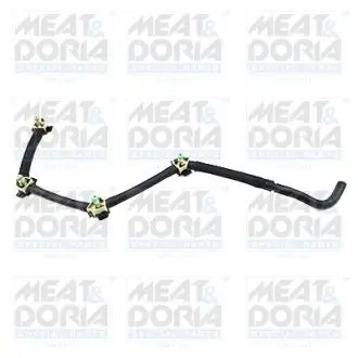 MEATDORIA VW Шланг обратки топлива Audi A/3,Q2,Octavia III,SuperB III,Rapid,Golf VII,Passat,Touran,Tiguan 1.6/2.0TDI MEAT&DORIA 9820E