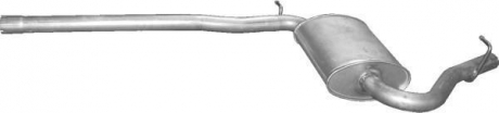 Глушитель, алюм. сталь, середн. часть Audi A4 2.0 12/00-06/08 (01.112) Polmostro POLMOSTROW 01112 (фото 1)