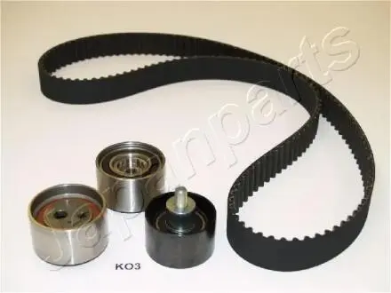 KIA К-т (ремінь + 3 ролика) грм Carnival 2.9D JAPANPARTS KDD-K03