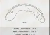 Колодка тормозная барабанная Masuma MK9983 (фото 1)