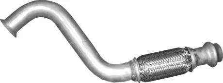 Глушник, алюміній. сталь, передн. частина Citroen C4 Peugeot 307 (04.28) POLMOSTROW 0428