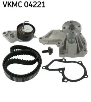 К-т грм (рем.+ ролик + помпа) Ford Focus -04, Fiesta -02, Fusion -04 SKF VKMC 04221