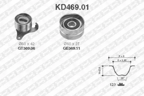 Ременный комплект SNR NTN KD469.01