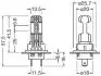 Комплект автоламп LEDriving LEDriving H7/H18 16.2W 12V PX26D 2шт OSRAM 64210DWESY-HCB (фото 3)
