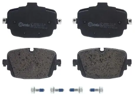 Колодки гальмівні дискові (комплект 4 шт) BREMBO P85180