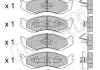 Комплект гальмівних колодок (дискових) Metelli 22-0218-0 (фото 2)