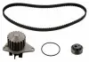 CITROEN К-кт грм (помпа + ролик + ремінь) BERLINGO 1.4i 96-11, PEUGEOT 106 I (1A, 1C) 1.3 93-96, 206 SW 1.4 02-07 FEBI 45112 (фото 1)