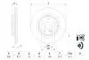 BOSCH диск гальм задн. DB A176 0986479F75