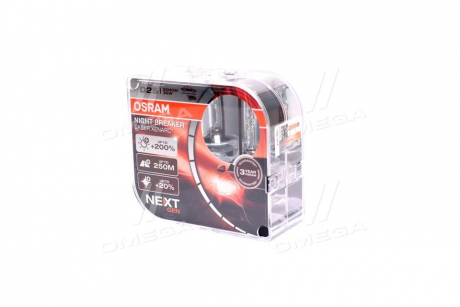 Лампа ксенонова D2S XENARC NIGHT BREAKER LASER Next Gen 35Вт, PK32d-2 (+220) компл. OSRAM 66240XNN-HCB