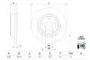 BOSCH JEEP диск гальмівний задн. Grand Cherokee (17&quot;) 0986479F89