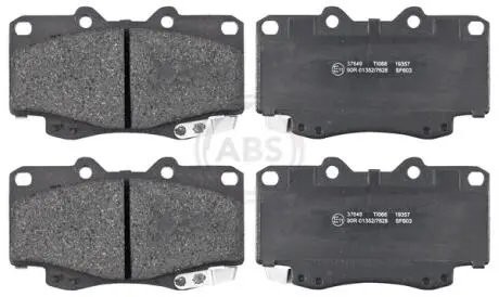 Комплект тормозных колодок A.B.S 37649