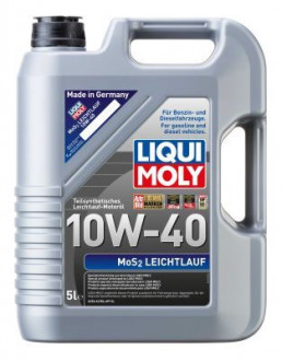 Олива моторна MoS2 Leichtlauf 10W-40 5л LIQUI MOLY 2184