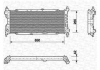 MAGNETI MARELLI OPEL радіатор охолодження Combo,Corsa B 1.5/1.7D 94- BM588