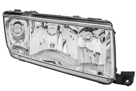 SKODA Фара основная галоген без мотора,без ламп H7/H3 PY21W W5W прав.Fabia I 99- HELLA 1EB 246 018-101 (фото 1)