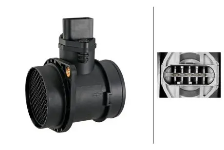 VW Расходомер воздуха Audi A3/4/6,Seat,Skoda Octavia,Golf IV,Passat 1.8T 95- HELLA 8ET 009 149-031