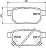 Комплект тормозных колодок HELLA 8DB 355 014-991 (фото 4)