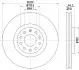 AUDI Тормозной диск передн.A4,A6 HELLA 8DD 355 107-631 (фото 4)