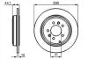 Тормозной диск BOSCH 0 986 478 556 (фото 1)