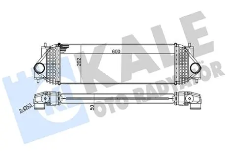 KALE SUZUKI Интеркулер Grand Vitara II 1.9DDiS 05- KALE OTO RADYATOR 342365
