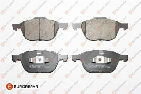 FORD гальмівні колодки передн.C-Max,Focus II,III,Kuga I,II Mazda 3,5,Volvo 03- Eurorepar 1617258480
