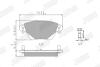 Гальмівні колодки зад. Mondeo 3 00-07 (Bosch) Jurid 573012J (фото 1)