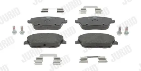 VW Гальмівні колодки перед.Polo 01- Skoda Fabia 99-, Roomster SEAT Jurid 573101J