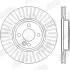 BMW Диск гальмівний передній Mini One,Cooper,Clubman 01- Jurid 562444J (фото 2)