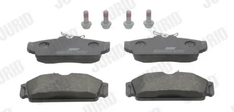 Гальмівні колодки пер. Nissan Almera 00-/Primera 91-02 (TRW) Jurid 572422J