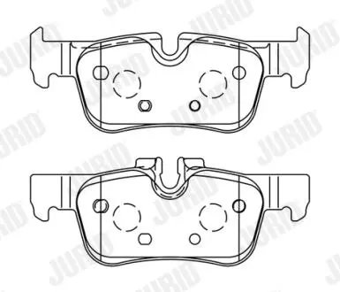 Гальмівні колодки зад. BMW 1 (F40) 19-/i3 (I01) 13-/X1 (F48) 14- (ATE) Jurid 573767J