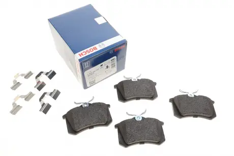 Тормозные колодки дисковые, к-кт. BOSCH 0 986 494 597