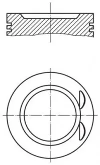 Поршень MAHLE KNECHT 022 06 01