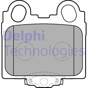 Комплект тормозных колодок Delphi LP1510 (фото 1)