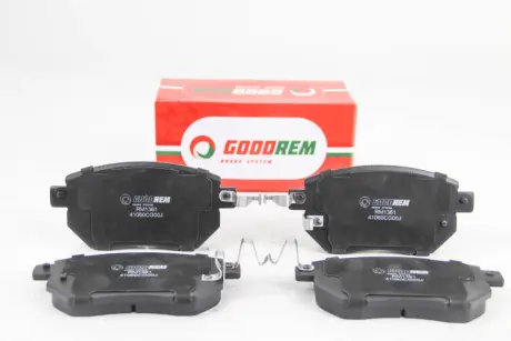 Колодки гальмівні пер. Q60/QX50/Q70/Navara/Qashqai/Murano/Pathfinder 05- GOODREM RM1361