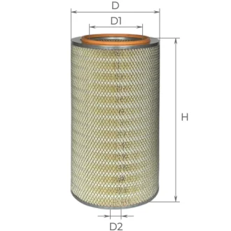 Фільтр повітряний КрАЗ 6510,651001,6444,65101 ЯМЗ-238, В-025 (Промбізнес) ALPHA FILTER AF0772