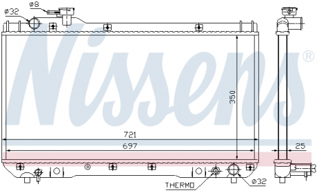 Теплообменник NISSENS 64706