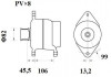 Генератор 28V 110A MG 877